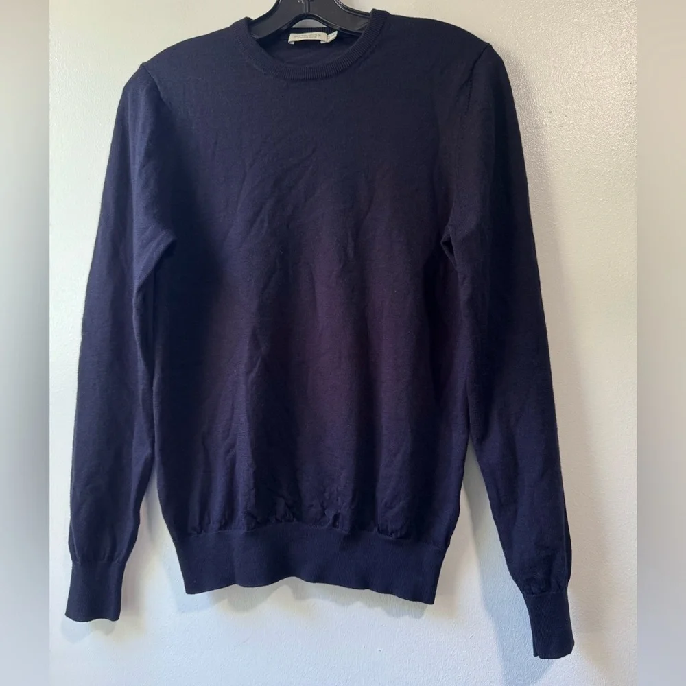 Suitsupply Crew Neck Navy Knit Sweater